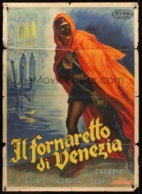 2w084 IL FORNARETTO DI VENEZIA Italian 1p R49 cool art of masked hero by Anselmo Ballester!