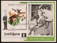 2w179 BIRDS Mexican LC '63 Hitchcock, Veronica Cartwright, Rod Taylor & Jessica Tandy in peril!