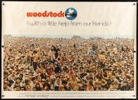 2w214 WOODSTOCK subway poster '70 best image of the most famous rock & roll concert ever!