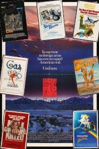 2x004 LOT OF 43 FOLDED ONE-SHEETS '64 - '88 Red Dawn, Rainbow Brite, Disney True Life Adventures!