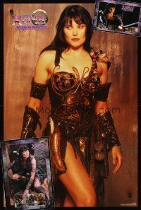 2x053 LOT OF 3 UNFOLDED COMMERCIAL XENA: WARRIOR PRINCESS TV POSTERS '95 sexy Lucy Lawless!