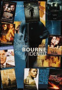 2x062 LOT OF 24 UNFOLDED ONE-SHEETS '50 - '09 Bourne Identity, Apocalypto, Brothers Grimm & more!