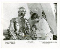 2x251 ANTHONY DANIELS signed 8x10 still '80s as C-3PO being repaired by Luke from Star Wars!