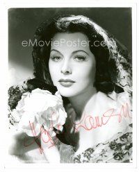 2x268 HEDY LAMARR signed 8x10 REPRO still '80s head & shoulders portrait of the beautiful actress!