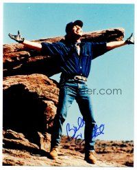 2x256 BILLY CRYSTAL signed color 8x10 REPRO still '02 full-length portrait from City Slickers!