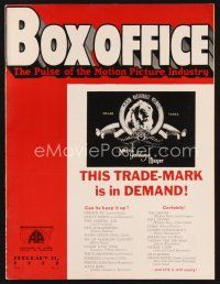 2x084 BOX OFFICE exhibitor magazine February 11, 1932 great Babe Ruth ad + Marlene Dietrich!