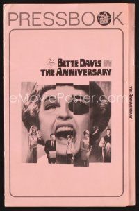 2x174 ANNIVERSARY pressbook '67 Bette Davis with funky eyepatch in another portrait in evil!