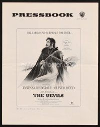 2x185 DEVILS int'l pressbook '71 directed by Ken Russell, Oliver Reed & Vanessa Redgrave!