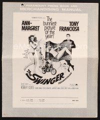 2x231 SWINGER pressbook '66 sexy Ann-Margret, Tony Franciosa, the bunniest picture of the year!