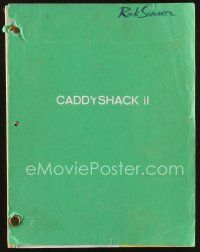 2x133 CADDYSHACK 2 revised draft script January 9, 1988, screenplay by Peter Torokvei & Harold Ramis