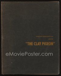 2x135 CLAY PIGEON final shooting script August 25, 1970, screenplay by Ruskin, Gross, Buck & Slate!