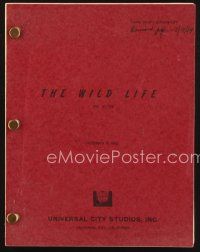 2x172 WILD LIFE revised final draft script December 16, 1983, screenplay by Cameron Crowe!