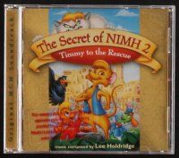 2x341 SECRET OF NIMH 2: TIMMY TO THE RESCUE soundtrack CD '98 original score by Lee Holdridge!