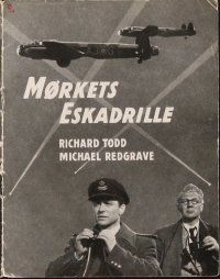 2x360 DAM BUSTERS Danish program '55 Michael Redgrave, Michael Anderson, different WWII images!