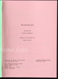 2x166 TAKE ME HOME AGAIN second revised draft TV script June 14, 1994, The Lies Boys Tell!