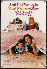 2y081 AND YOU THOUGHT YOUR PARENTS WERE WEIRD video 1sh '91 Tony Cookson directed robot comedy!