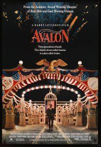 2y121 AVALON advance 1sh '90 directed by Barry Levinson, Armin Mueller-Stahl & Elizabeth Perkins!
