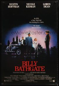 2y187 BILLY BATHGATE DS 1sh '91 Dustin Hoffman, Nicole Kidman, Bruce Willis, Robert Benton