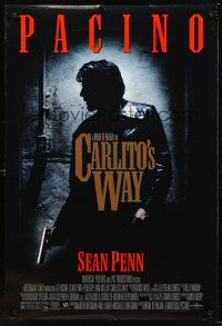 2y228 CARLITO'S WAY DS 1sh '93 Al Pacino, Sean Penn, Penelope Ann Miller, Brian De Palma!