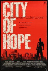 2y256 CITY OF HOPE DS 1sh '91 John Sayles, you buy your way in and fight your way out!