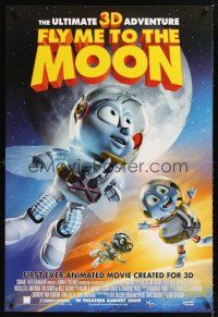 2y356 FLY ME TO THE MOON advance DS 1sh '08 Tim Curry, Robert Patrick, cute sci-fi animation!
