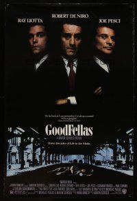 2y395 GOODFELLAS DS 1sh '90 Robert De Niro, Joe Pesci, Ray Liotta, Martin Scorsese classic!