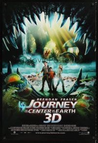 2y482 JOURNEY TO THE CENTER OF THE EARTH int'l DS 1sh '08 Brendan Fraser, colorful image!