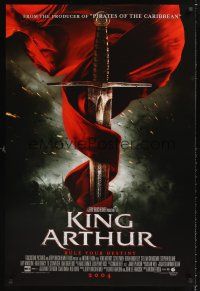 2y497 KING ARTHUR advance DS 1sh '04 Clive Owen, Keira Knightley, Antoine Fuqua!
