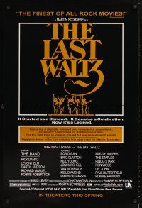 2y520 LAST WALTZ advance 1sh R02 Martin Scorsese, a rock concert that became a celebration!
