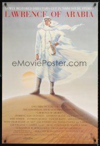 2y523 LAWRENCE OF ARABIA 1sh R89 David Lean classic, different art of Peter O'Toole!