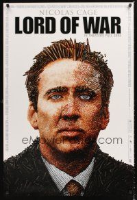 2y552 LORD OF WAR advance 1sh '05 wild bullet mosaic of arms dealer Nicolas Cage!