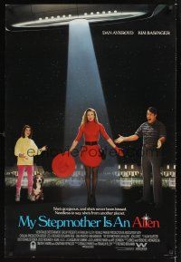 2y587 MY STEPMOTHER IS AN ALIEN int'l 1sh '88 Dan Aykroyd, sexy Kim Basinger, Alyson Hannigan!