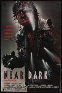 2y597 NEAR DARK 1sh '87 Paxton, vampires can only kill you once, but they can terrify you forever!