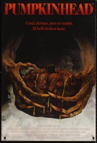 2y627 PUMPKINHEAD 1sh '88 directed by Stan Winston, Lance Henriksen, cool horror art!