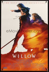 2y782 WILLOW int'l 1sh '88 George Lucas & Ron Howard directed, art of Kilmer & sexy Joanne Whalley!