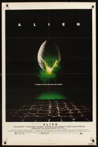 2z042 ALIEN 1sh '79 Ridley Scott outer space sci-fi monster classic, cool hatching egg image!