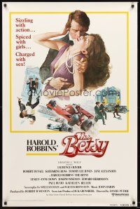 2z087 BETSY style B int'l 1sh '77 Harold Robbins, sizzling with action, spiced with girls!