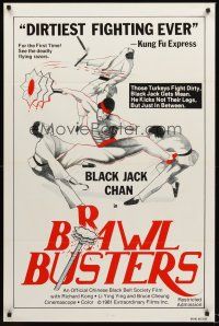 2z120 BRAWL BUSTERS 1sh '78 Sadae Tong Ui-Moon, martial arts kung fu, those turkeys fight dirty!