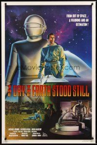 2z006 DAY THE EARTH STOOD STILL Kilian 1sh R94 by Patricia Neal, different art by Rodriguez!