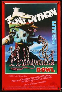 2z518 MONTY PYTHON LIVE AT THE HOLLYWOOD BOWL English 1sh '82 great wacky meat grinder image!