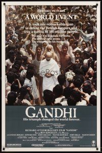 2z301 GANDHI 1sh '82 Ben Kingsley as The Mahatma, directed by Richard Attenborough!