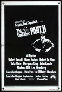 2z314 GODFATHER PART II int'l 1sh '74 Al Pacino in Francis Ford Coppola classic crime sequel!