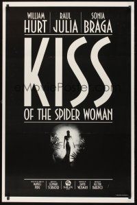 2z408 KISS OF THE SPIDER WOMAN b&w style 1sh '85 Sonia Braga, William Hurt, Raul Julia!