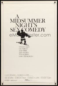 2z510 MIDSUMMER NIGHT'S SEX COMEDY teaser 1sh '82 Woody Allen, Mia Farrow, Jose Ferrer!