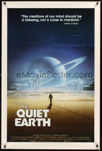 2z612 QUIET EARTH 1sh '85 New Zealand post-apocalyptic sci-fi, Bruno Lawrence