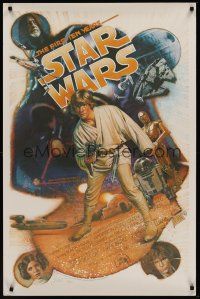 2z021 STAR WARS THE FIRST TEN YEARS Kilian 1sh '87 signed & numbered by Drew Struzan, 260/3000!