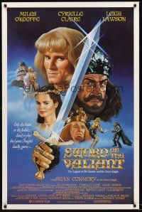2z768 SWORD OF THE VALIANT 1sh '84 Miles O'Keeffe as Sir Gawain, Sean Connery!