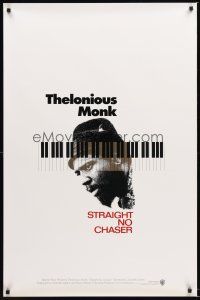 2z777 THELONIOUS MONK: STRAIGHT, NO CHASER int'l 1sh '89 Clint Eastwood produced jazz bio!