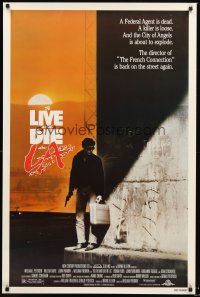 2z785 TO LIVE & DIE IN L.A. 1sh '85 William Friedkin directed, William Petersen, murder thriller!