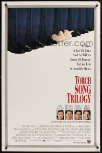 2z788 TORCH SONG TRILOGY 1sh '88 Anne Bancroft, Matthew Broderick, Harvey Fierstein!